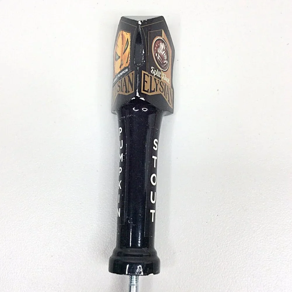 Elysian Beer Tap Handle Split Shot Stout Great Pumpkin‎ Night Owl Seattle WA